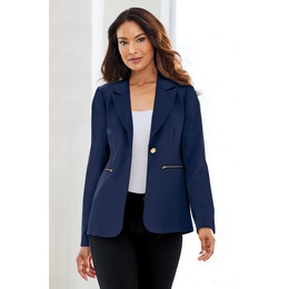 Miss Marie Ponte Blazer, Navy, large