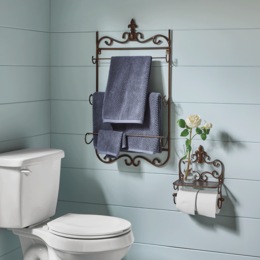 Margot Towel Bar and Toilet Paper Holder, , large