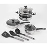 Oster Baldwyn 10-Piece Stainless Steel Cookware Set, , large