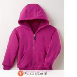 Sherpa-Lined Zip Hoodie, , large