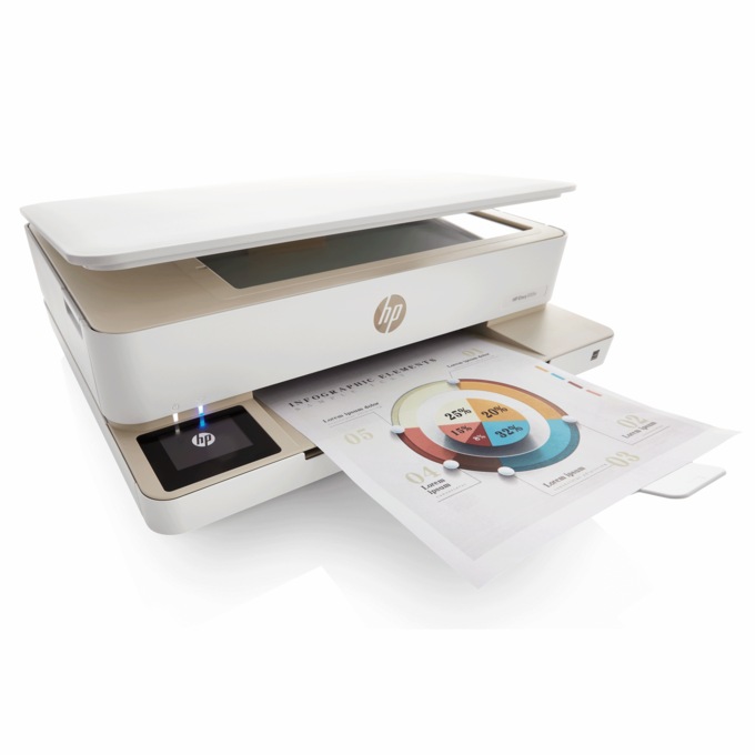 HP Envy 6155E All-In-One Printer, White, large