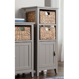 Madison 2-Basket Tall Cabinet, , large