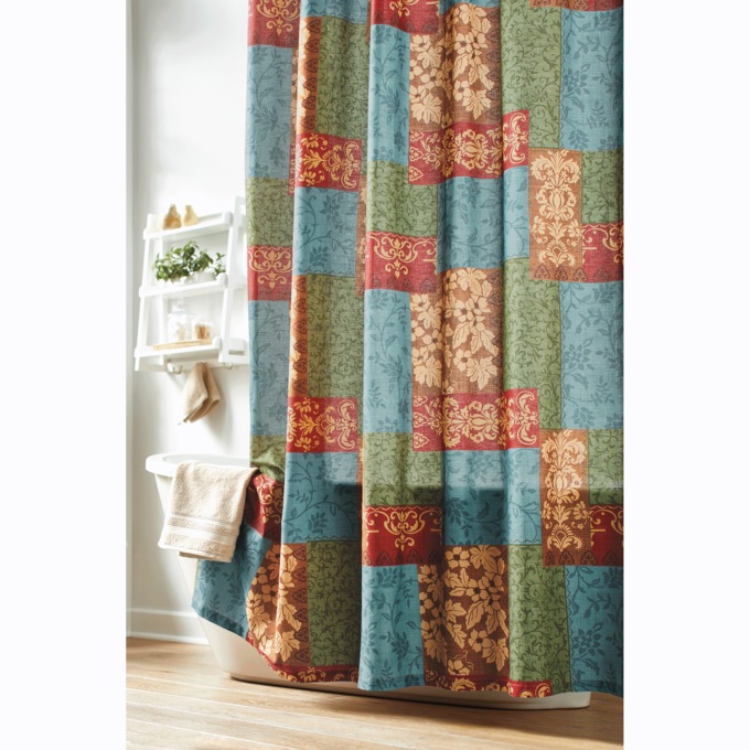 Palmetto Shower Curtain, , large