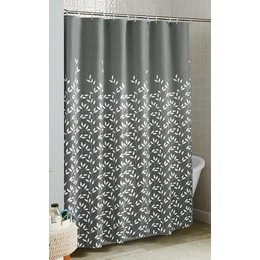 Serene Leaf Shower Curtain, , large