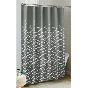 Serene Leaf Shower Curtain, , large