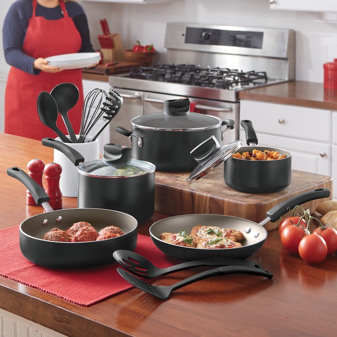 Farberware 14-Piece Smart Control Cookware Set, , large