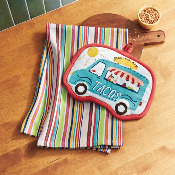 Taco Truck Potholder Set, , large