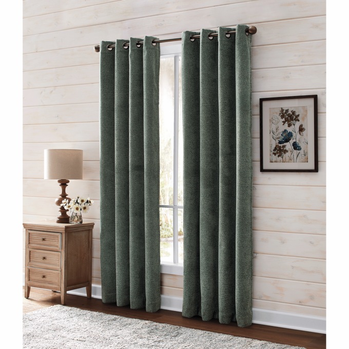 Blackout Chenille Jacquard Panel, , large