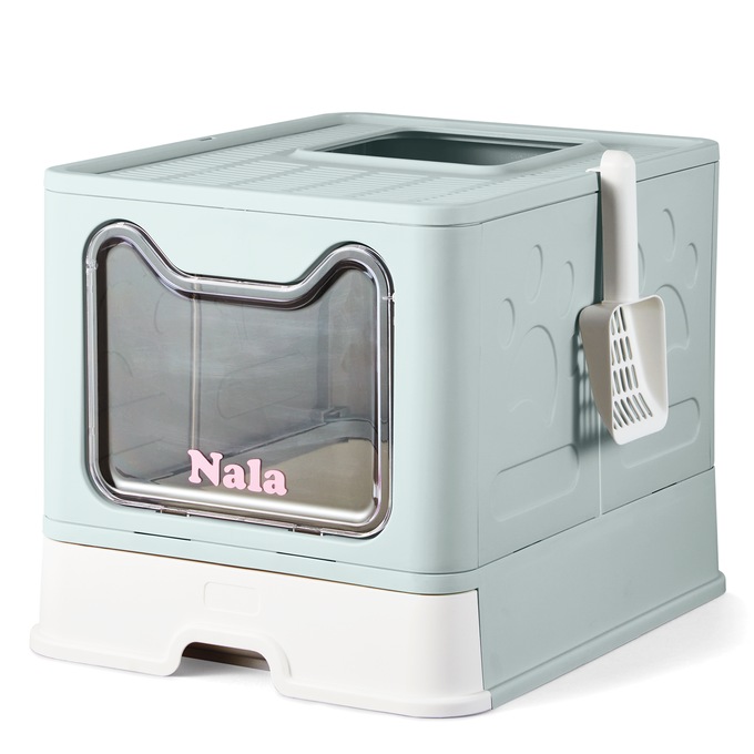 One-Way Litter Bin with Scoop, , large