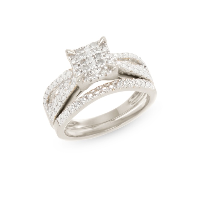 Square Cluster Tri-Bridal Set, , large