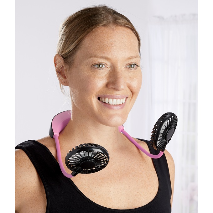 Hands-Free Portable Neck Fan, , large