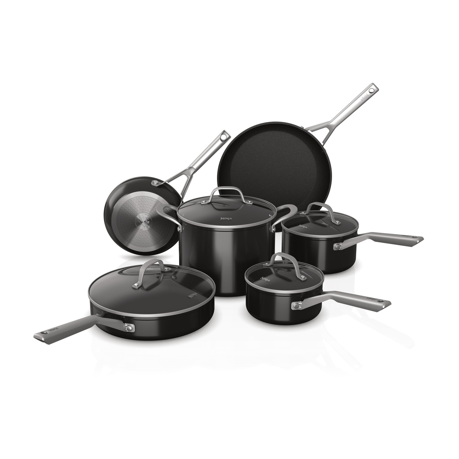 Ninja Foodi NeverStick 10-Piece Cookware Set | Seventh Avenue