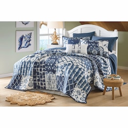 Montauk Oversized Quilt and Sham, , large