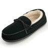 Women's Genuine Suede Moccasin with Faux-Fur Lining, , large