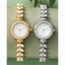 Ladies' Crystal Round Watch, , large