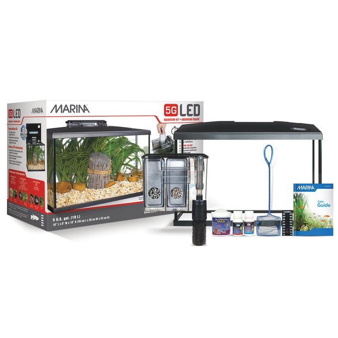 Marina 5-Gallon LED Aquarium Kit, , large