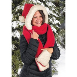 Santa Hat With Scarf, , large