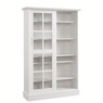 Merrick Sliding-Door Media Cabinet, White, large
