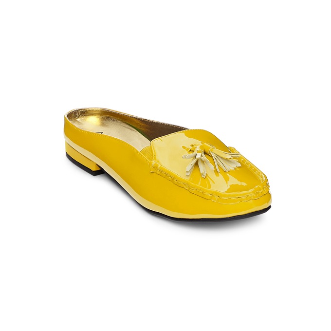 Tassel Mule, Yellow Patent, large