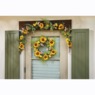 Outdoor Cheerful Sunflower Wreath and Garland, , large