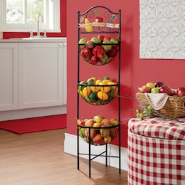 Fruit Kitchen 3-Basket Stand, , large