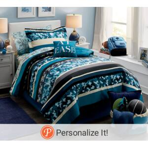 Printed Microfiber Complete Bed Set, , large
