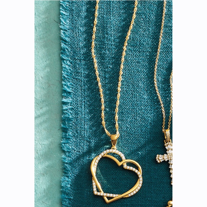 Cubic Zirconia Pendant, , large