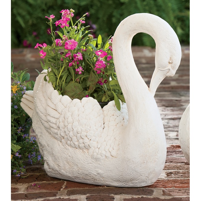 Swan Planter, , large
