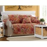 Quilted Furniture Protector and Pillow Cover, Paisley, large