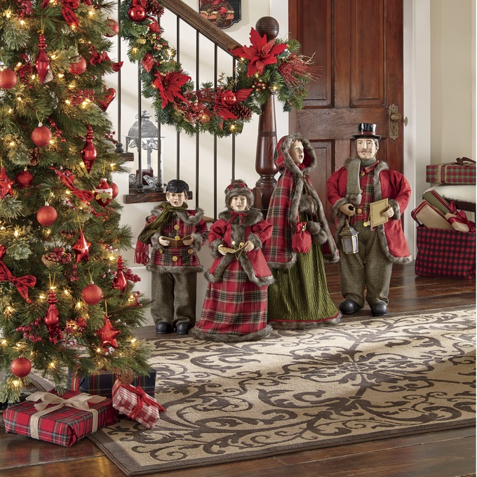Victorian Christmas Carolers, Set of 4, , large