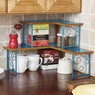 Colorblock 2-Tier Corner Shelf, , large