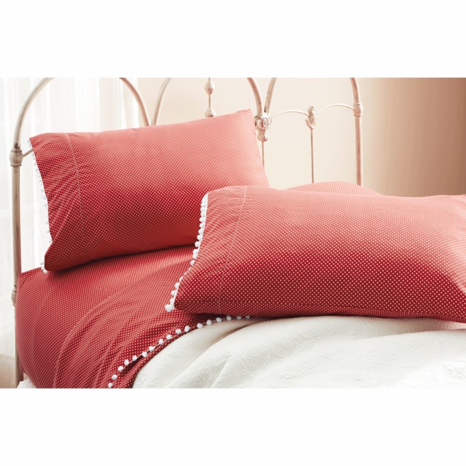 Color Connection Dot Microfiber Sheet Set, , large