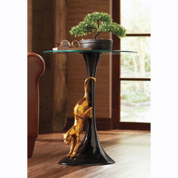 Leopard Accent Table, , large