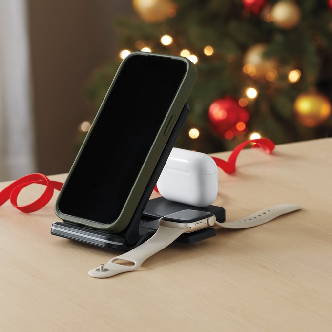iLive 3-in-1 Wireless Charging Stand, , large