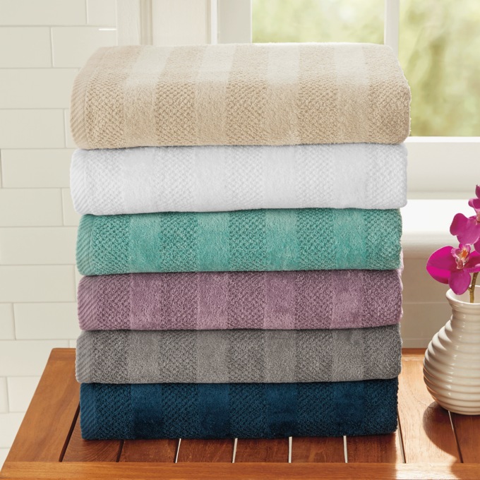 Set of 2 Quick Dry Bath Towel, , large