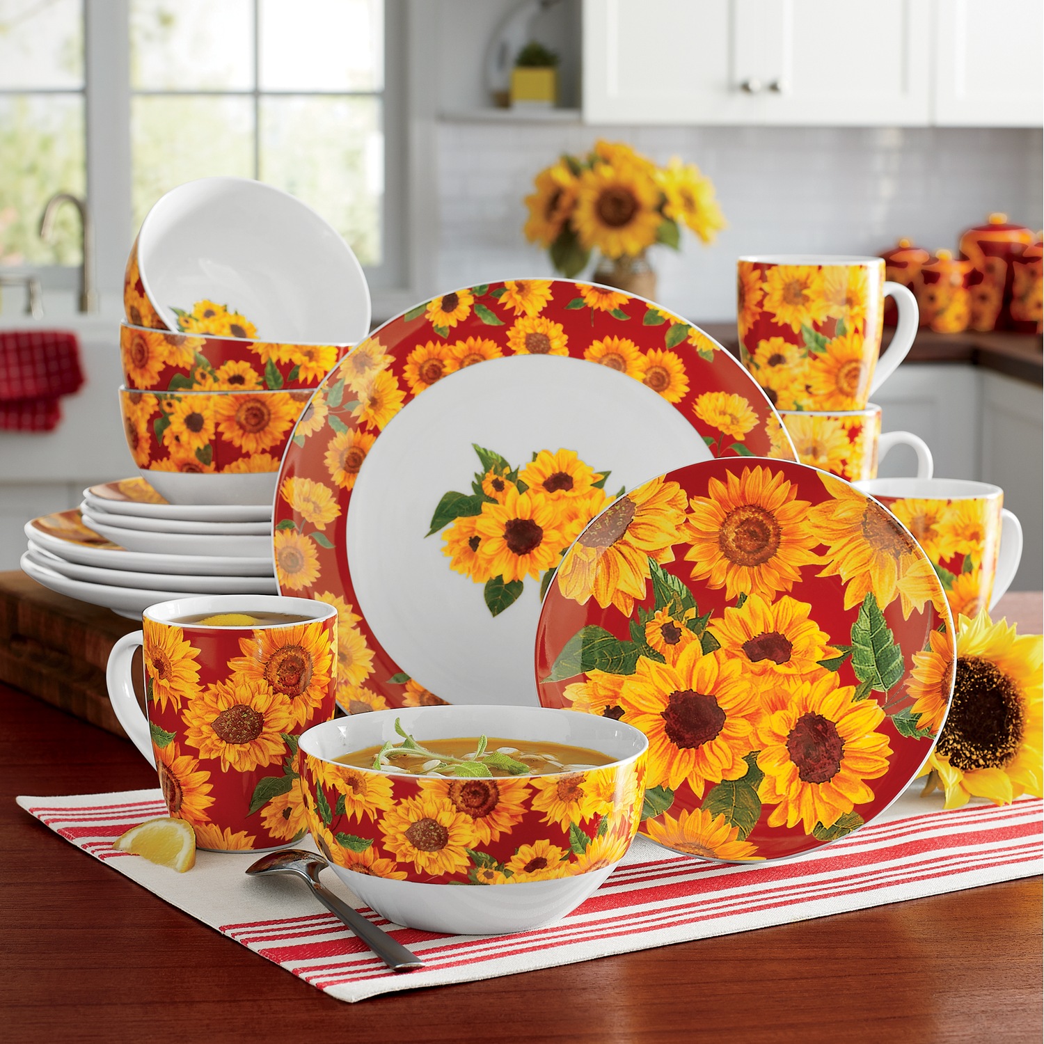 Sunflower Kitchen Accessories | Seventh Avenue