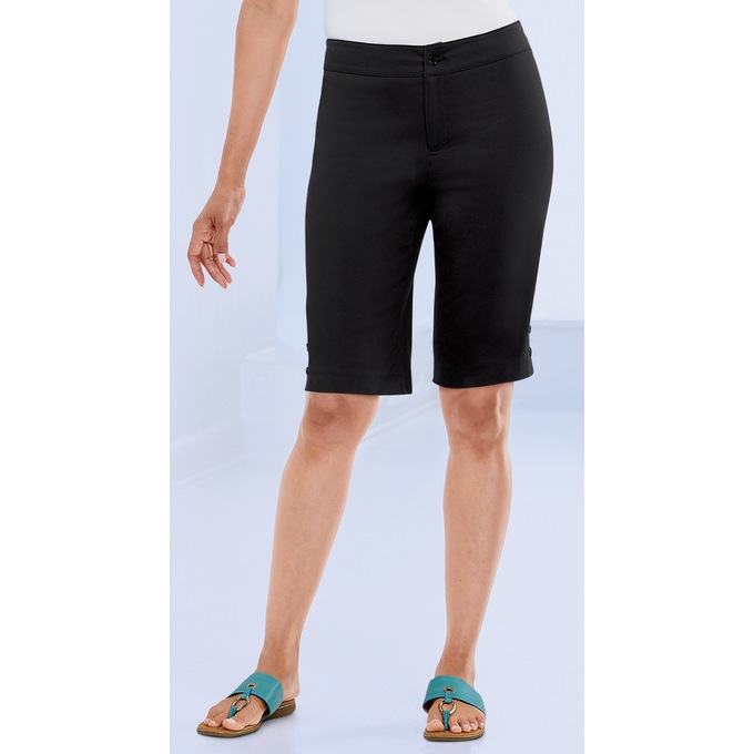 Button-Leg Bermuda Short, , large