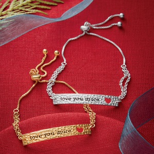 Love You More Adjustable Bracelet, , large