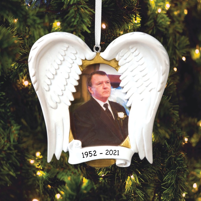 Memorial Wings Ornament, Multi, large
