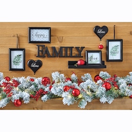 6-Piece Photo Frame and Shelf Gallery Set, , large