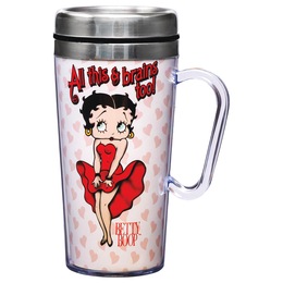 Betty Boop Travel Mug with Handle, , large
