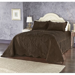 Versailles Velvet Quilted Bedspread, , large