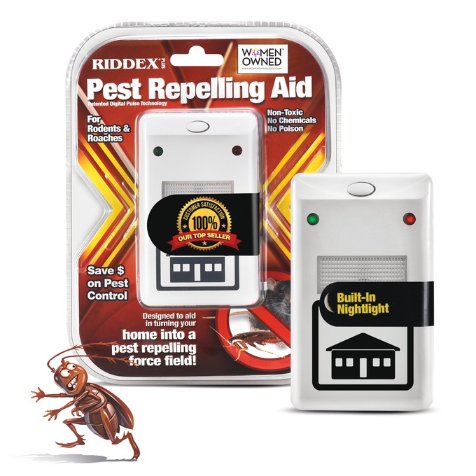 Riddex Plus Set of 2 Electromagnetic Pest Repellers, , large