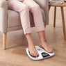 Circulation Plus Reviver EMS Foot & Calf Device with TENS Pain-Relief Pads, White, large