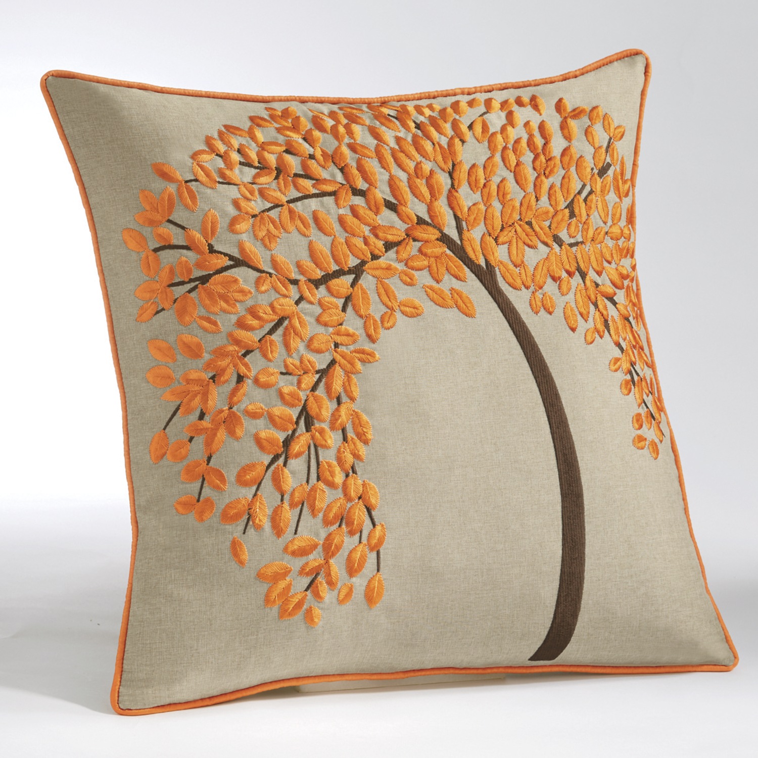 Embroidered Tree Pillow Seventh Avenue