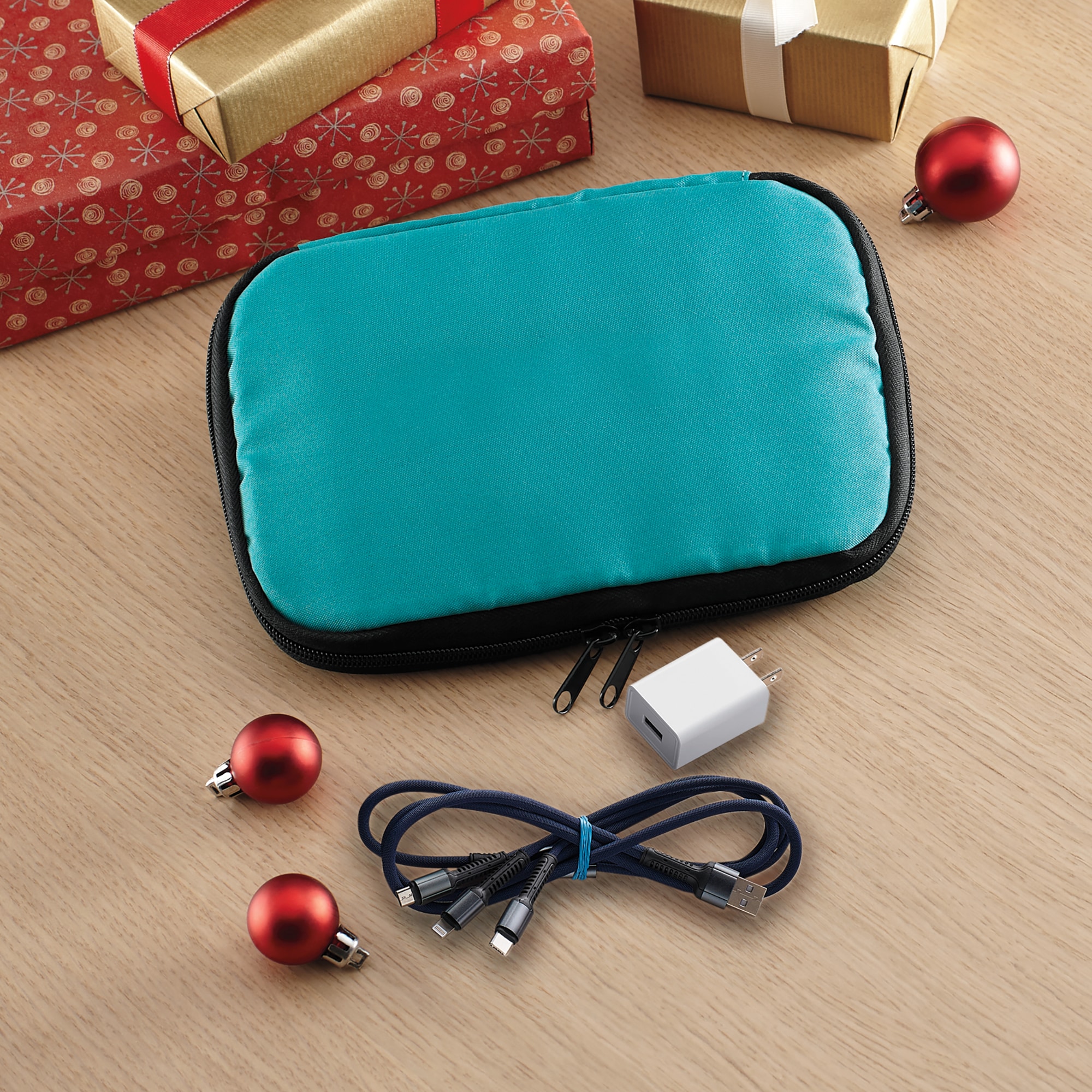 Tech Organizer with 3-in-1 Cable, , large