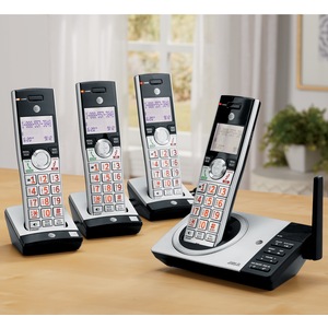AT&T 4-Handset Cordless Phone System with Answering Machine, , large