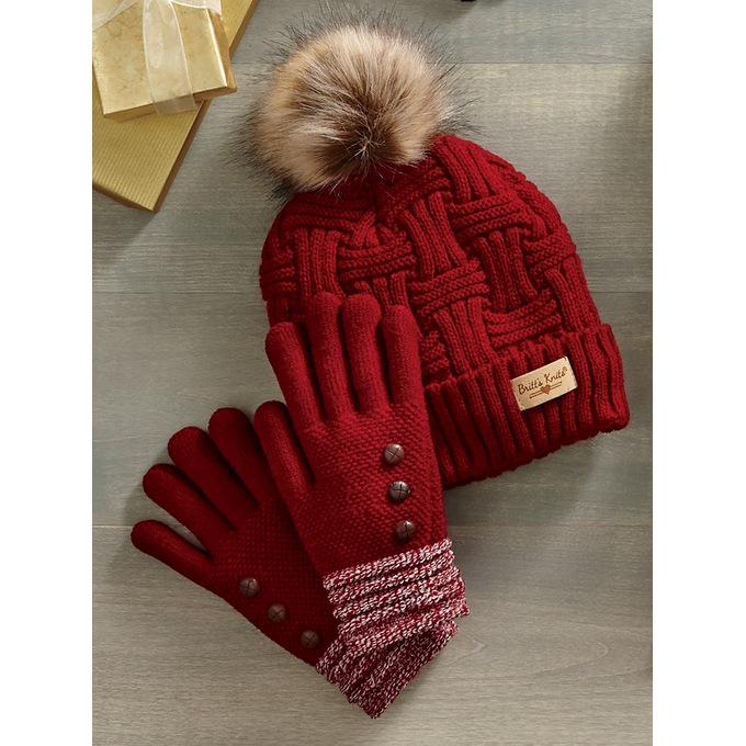 Classic Britt’s Knits Hat and Gloves, , large