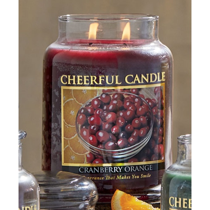 Cheerful Large Jar Candle, 24 Ounces, , large