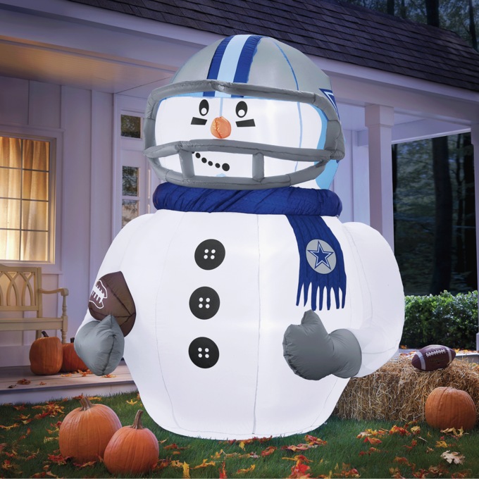 NFL Inflatable Snowman Player, , large